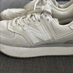 New Balance Off-White Athletic Shoes